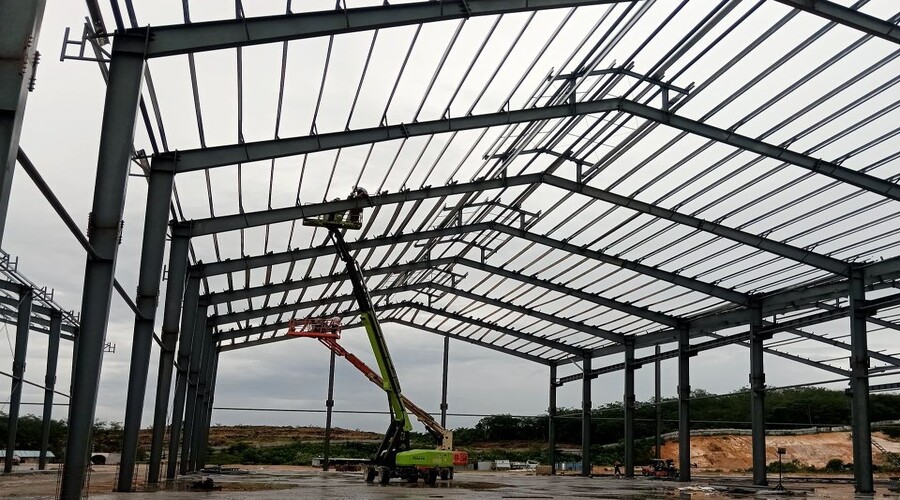 BRD build a steel structure for Yuan Zheng Da Company in negeri sembilan (4)