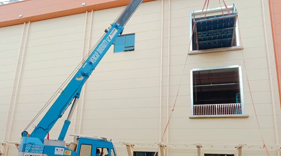 BRD Rockwool sandwich panels installed at EVE PROJECT